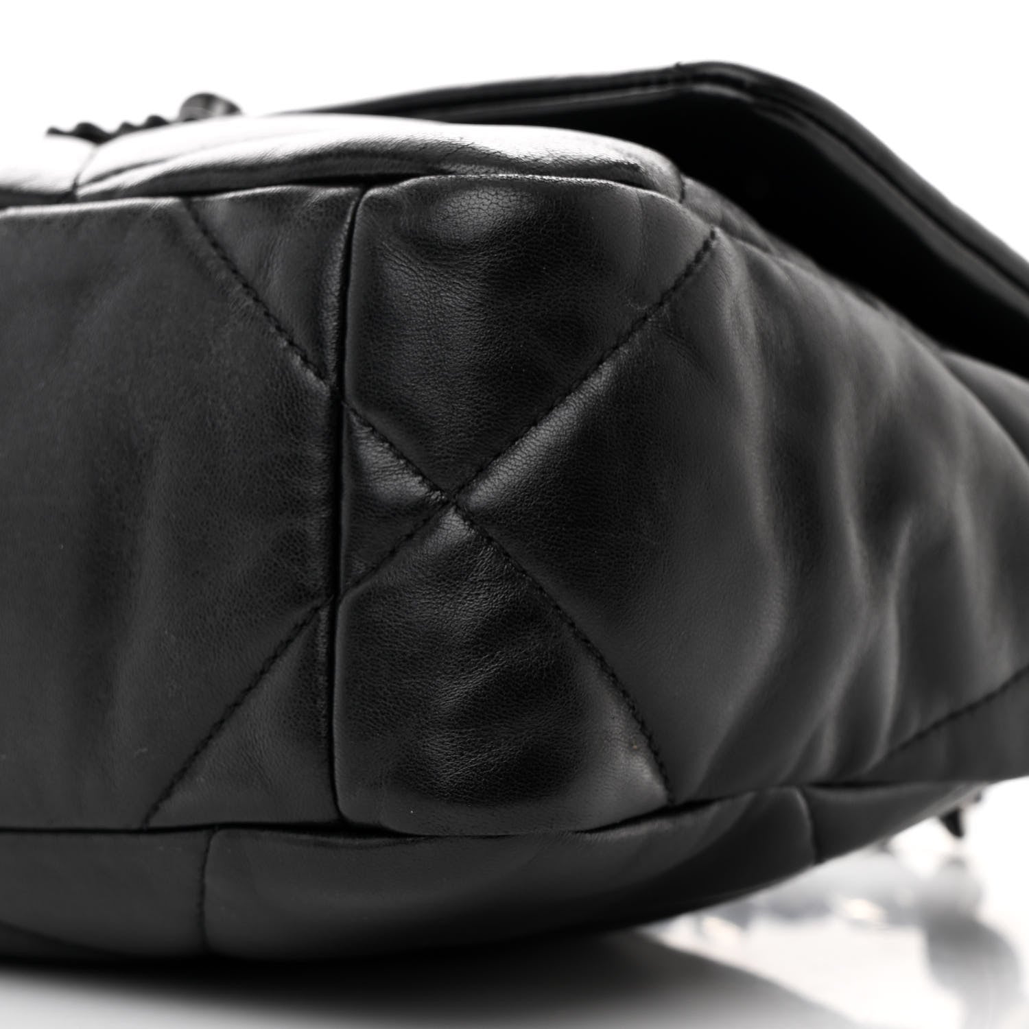 Chanel Lambskin Quilted Medium Chanel 19 Flap So Black 10 of 10