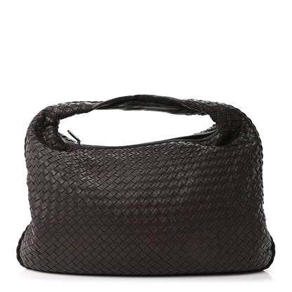 Bottega Veneta Nappa Intrecciato Large Veneta Hobo Ebano 1 of 10