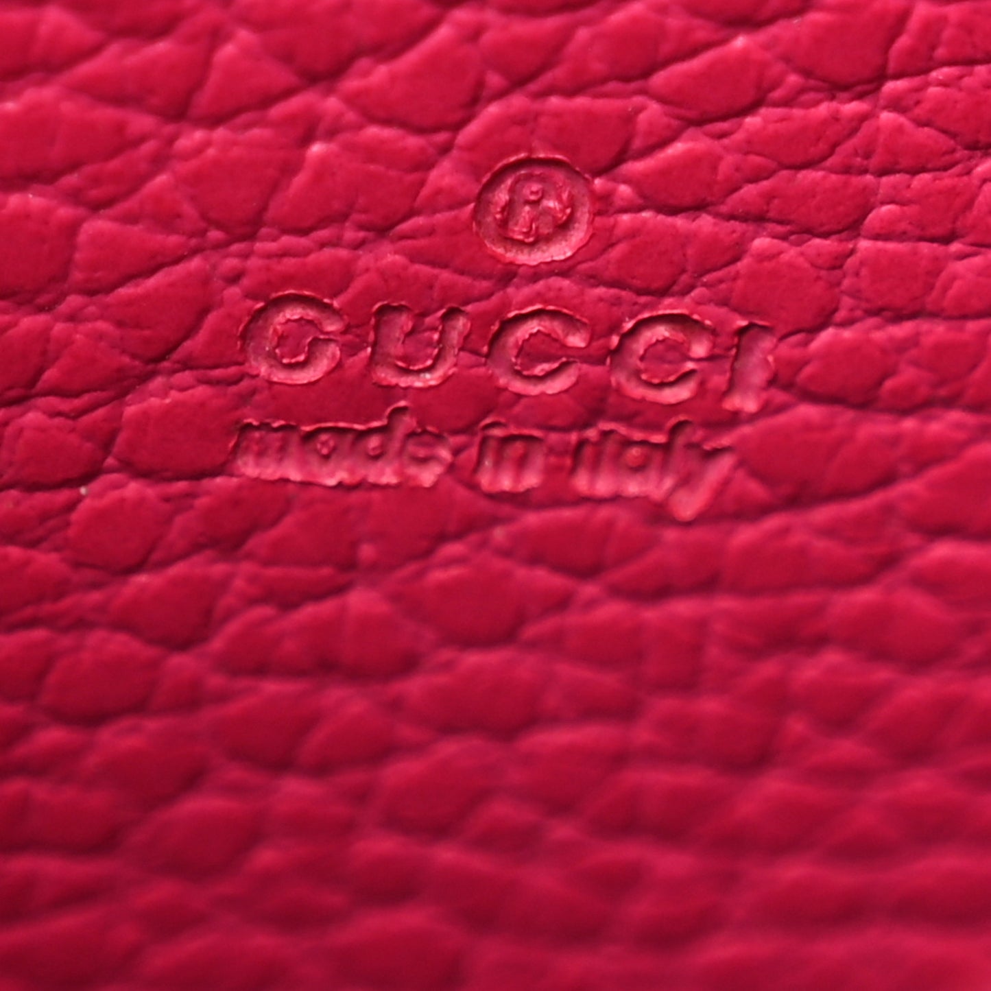 Dollar Calfskin Crystal Mini Dionysus Chain Wallet Box Pink