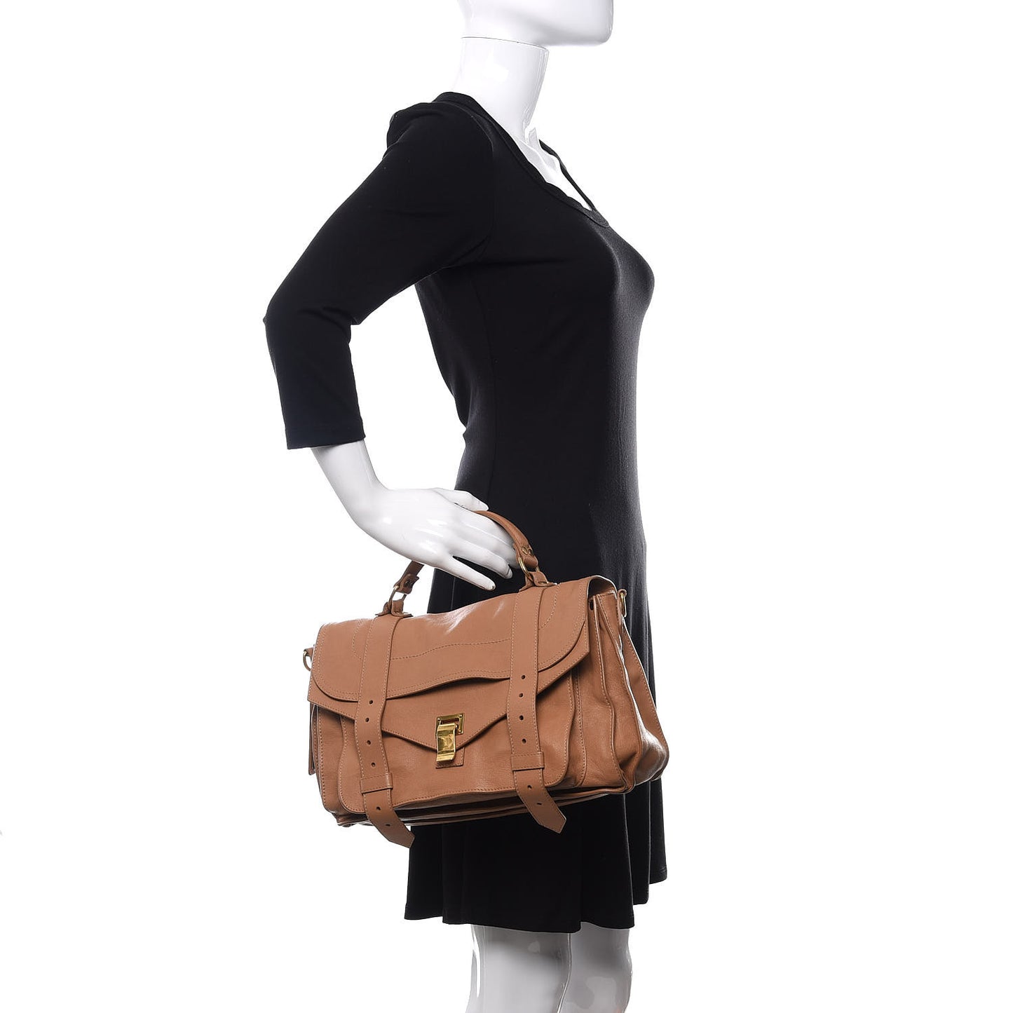 Lambskin Medium PS1 Satchel Sahara