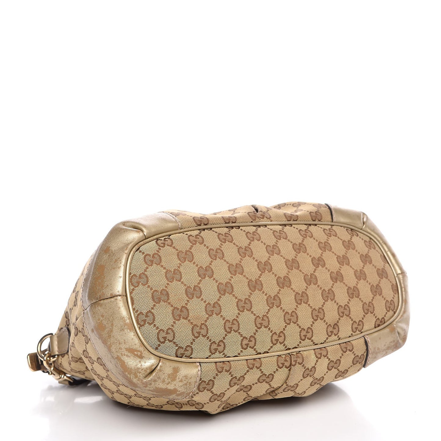 Monogram Medium Sukey Top Handle Bag Golden Beige