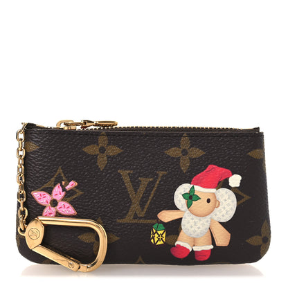 Louis Vuitton Monogram 2024 Christmas Animation Candy Factory Key Pouch Candy Red 3 of 9