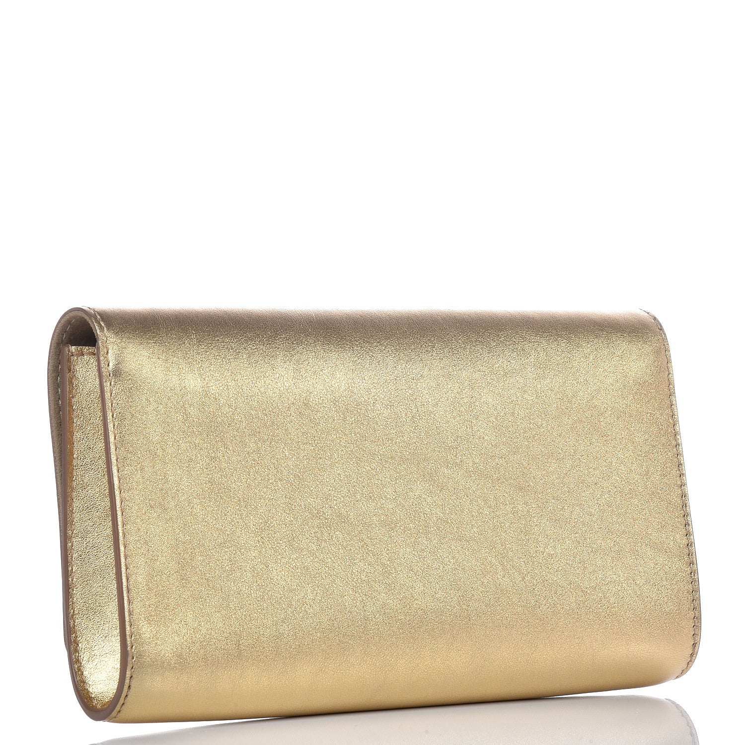 Louis Vuitton Calfskin Neo Sobe Louise EW Clutch Gold 3 of 11