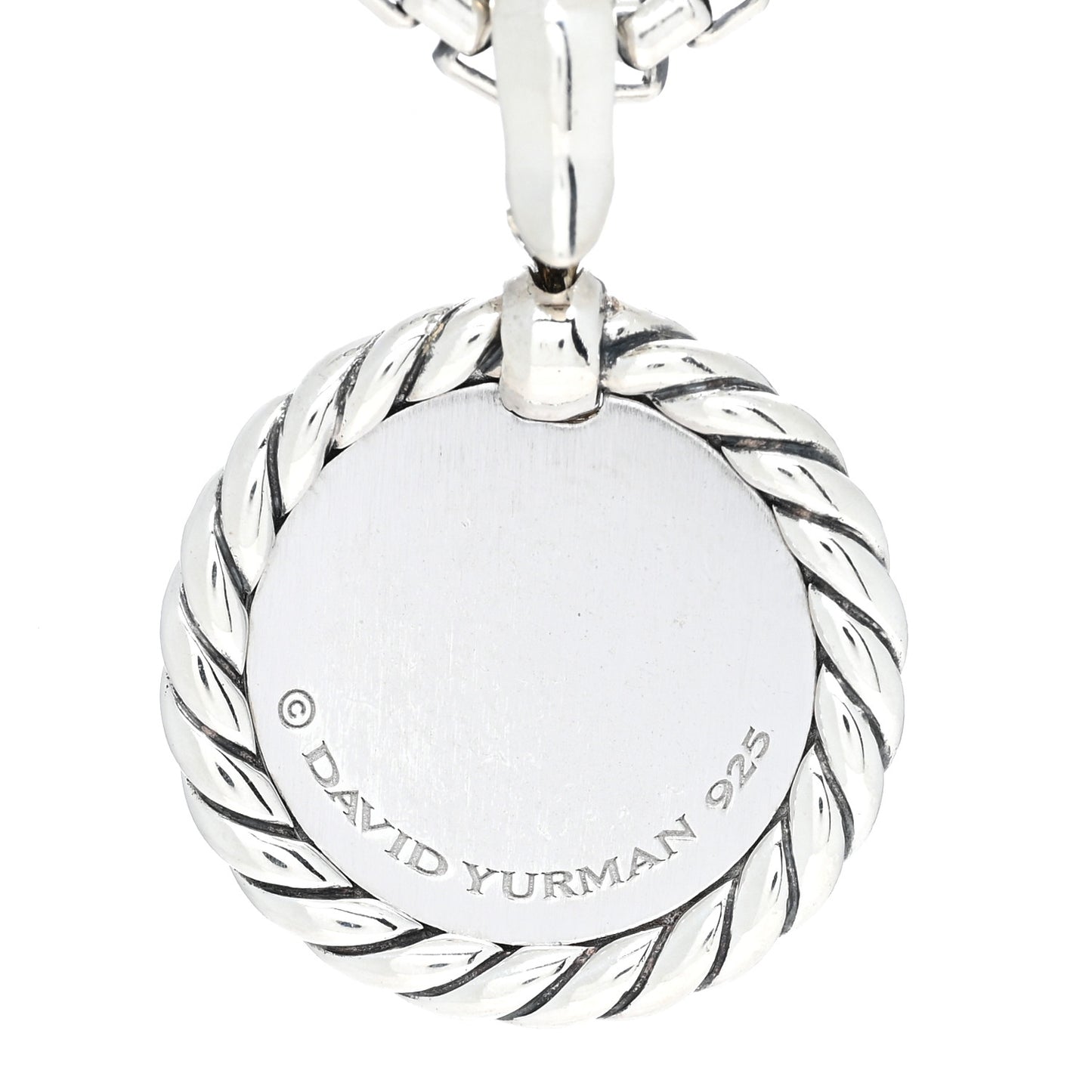 Sterling Silver Diamond Initial K Charm Necklace