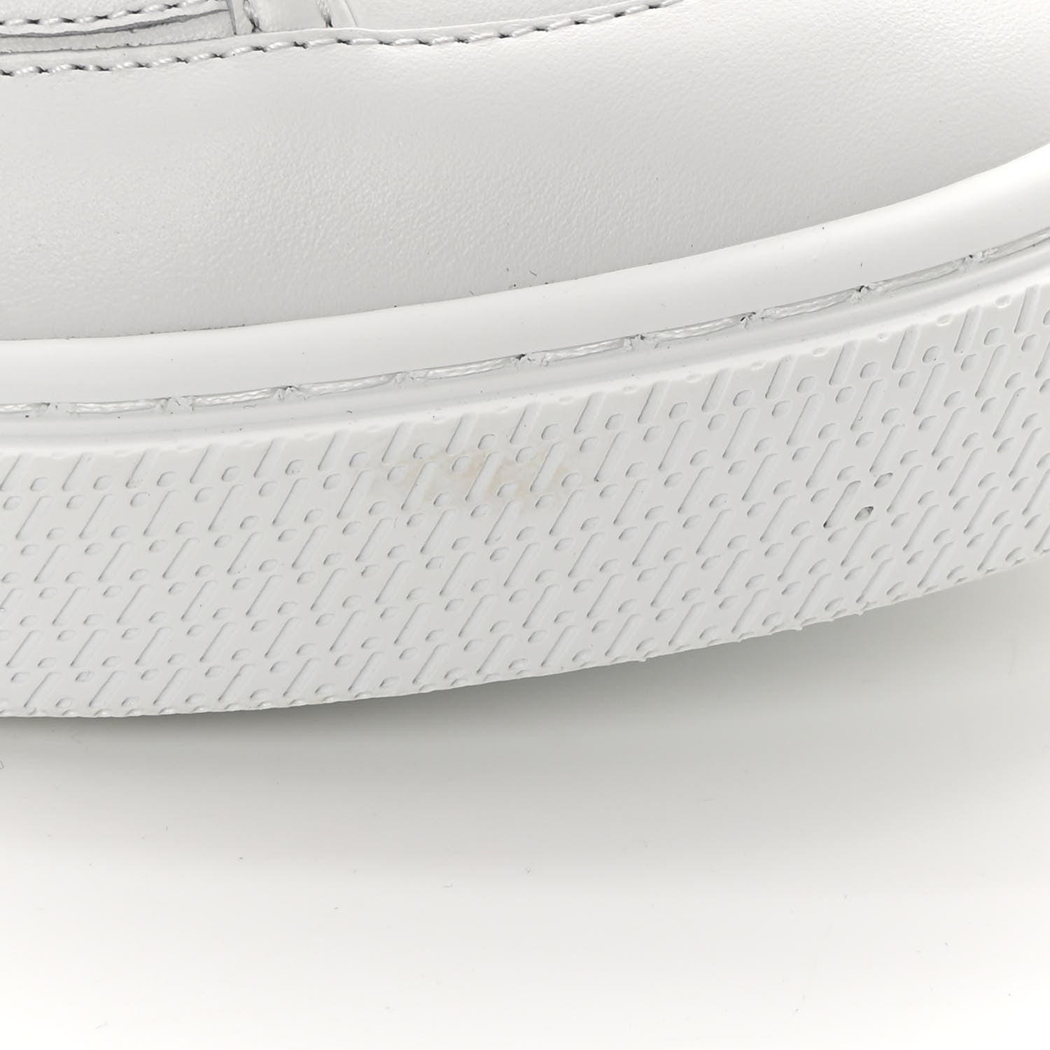 Hermes Calfskin Womens Get Sneakers 38.5 White 9 of 10
