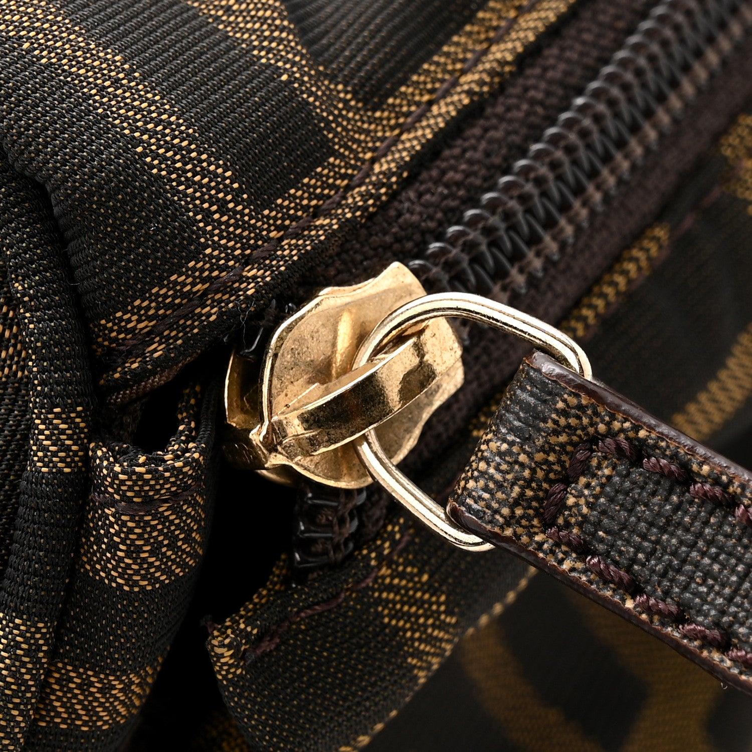 Fendi Nylon Zucca Diaper Bag Tobacco 1853375 – FASHIONPHILE