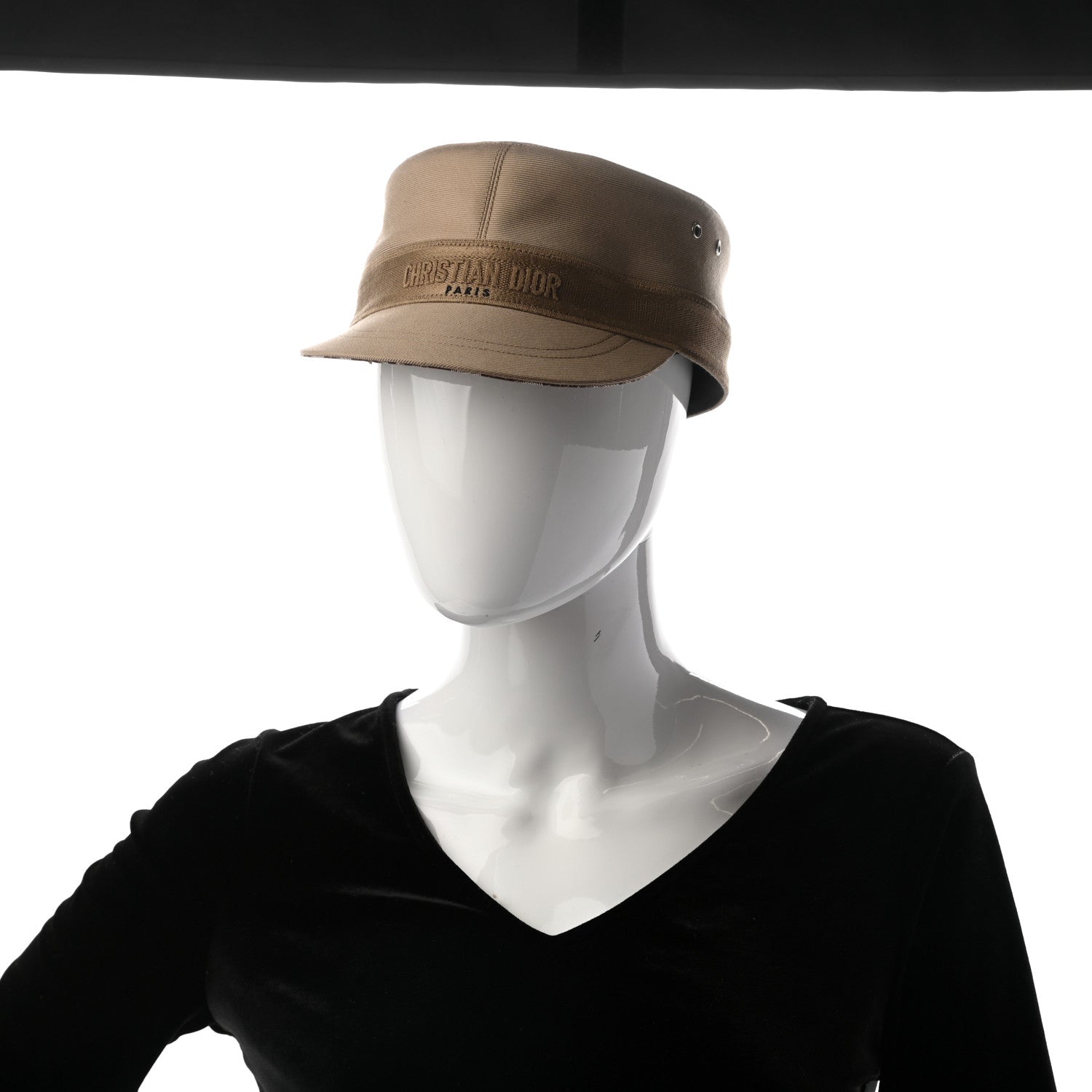 Christian Dior Cotton Baseball Cap 57 Beige 2 of 8