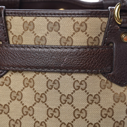 Gucci Monogram Medium GG Running Tote Dark Brown 14 of 16