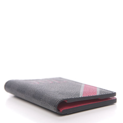Louis Vuitton Damier Graphite My LV Heritage Pocket Organizer NM Fuchsia Grey 4 of 7