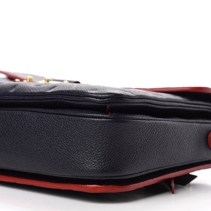 Louis Vuitton Empreinte Pochette Metis Marine Rouge 7 of 12