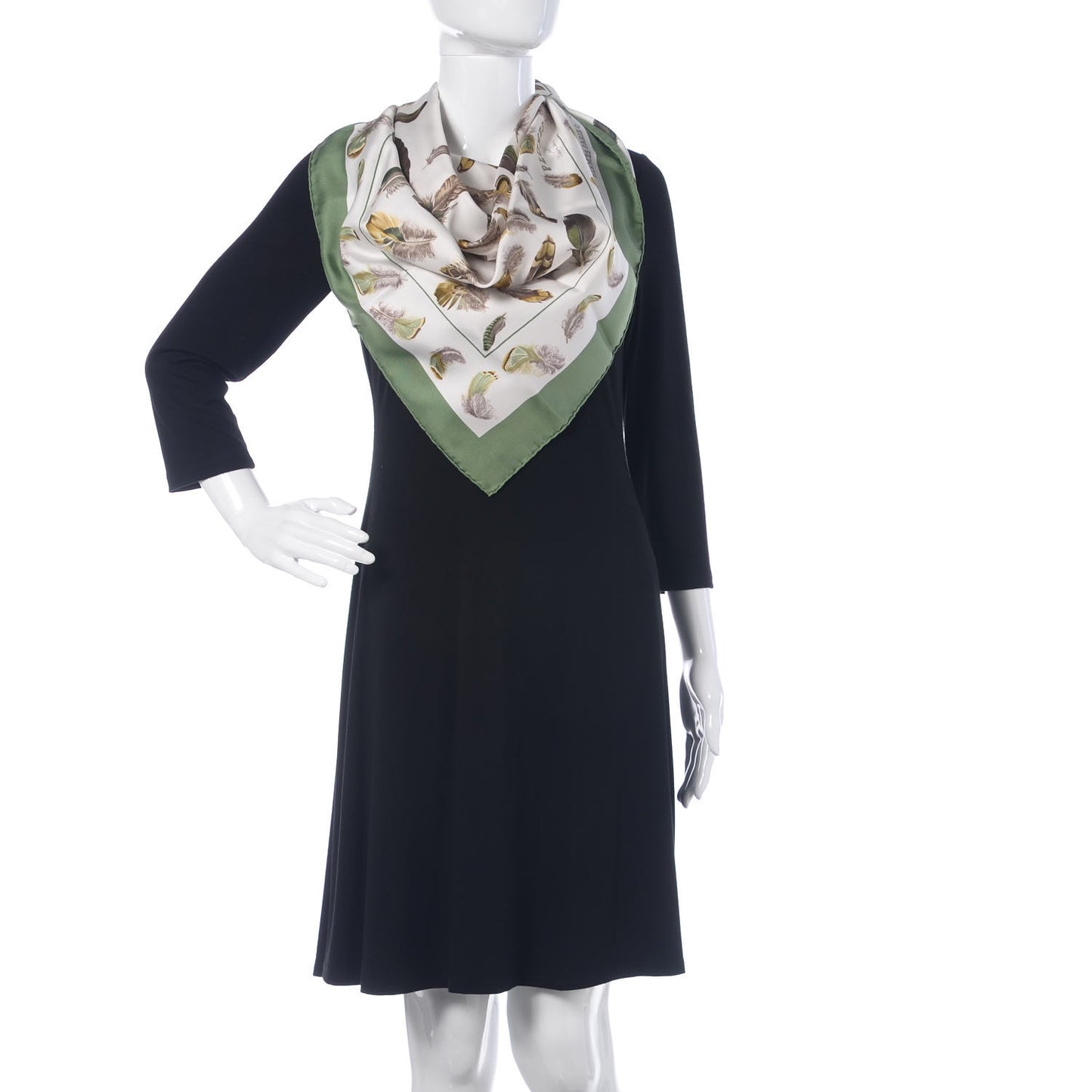 Silk Plumes par Henri de Linares Scarf 90