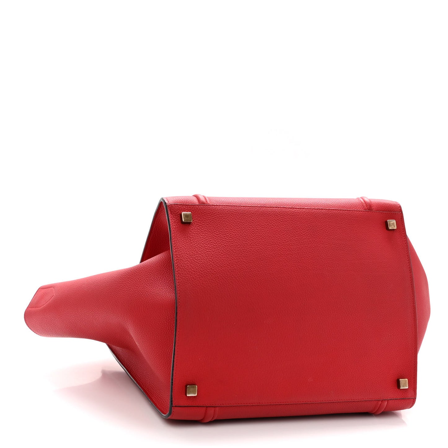 Baby Grained Calfskin Medium Phantom Luggage Carmin