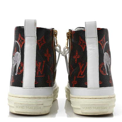 Louis Vuitton Catogram Stellar Sneaker Boots 37 Marron 5 of 9