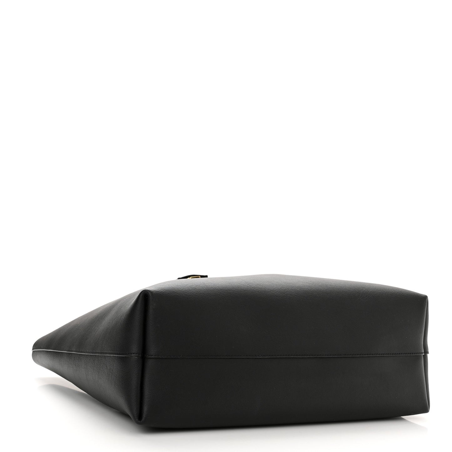 Calfskin Large Shopping Tote Black