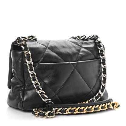 Chanel Goatskin Quilted Medium Chanel 19 Flap Black 2 of 10