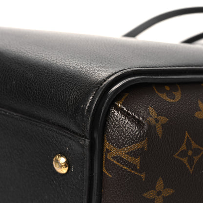 Louis Vuitton Calfskin Monogram Kimono Tote Black 12 of 16