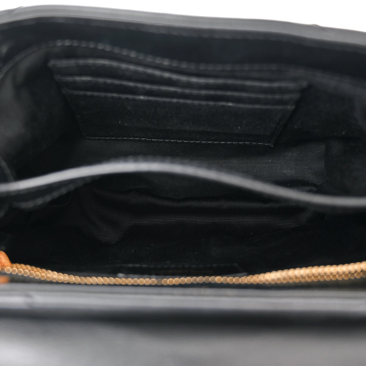 Saint Laurent Calfskin Y Quilted Monogram Toy Loulou Crossbody Bag Black 5 of 10