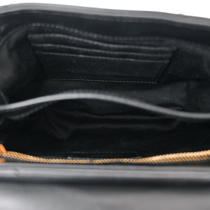 Saint Laurent Calfskin Y Quilted Monogram Toy Loulou Crossbody Bag Black 5 of 10
