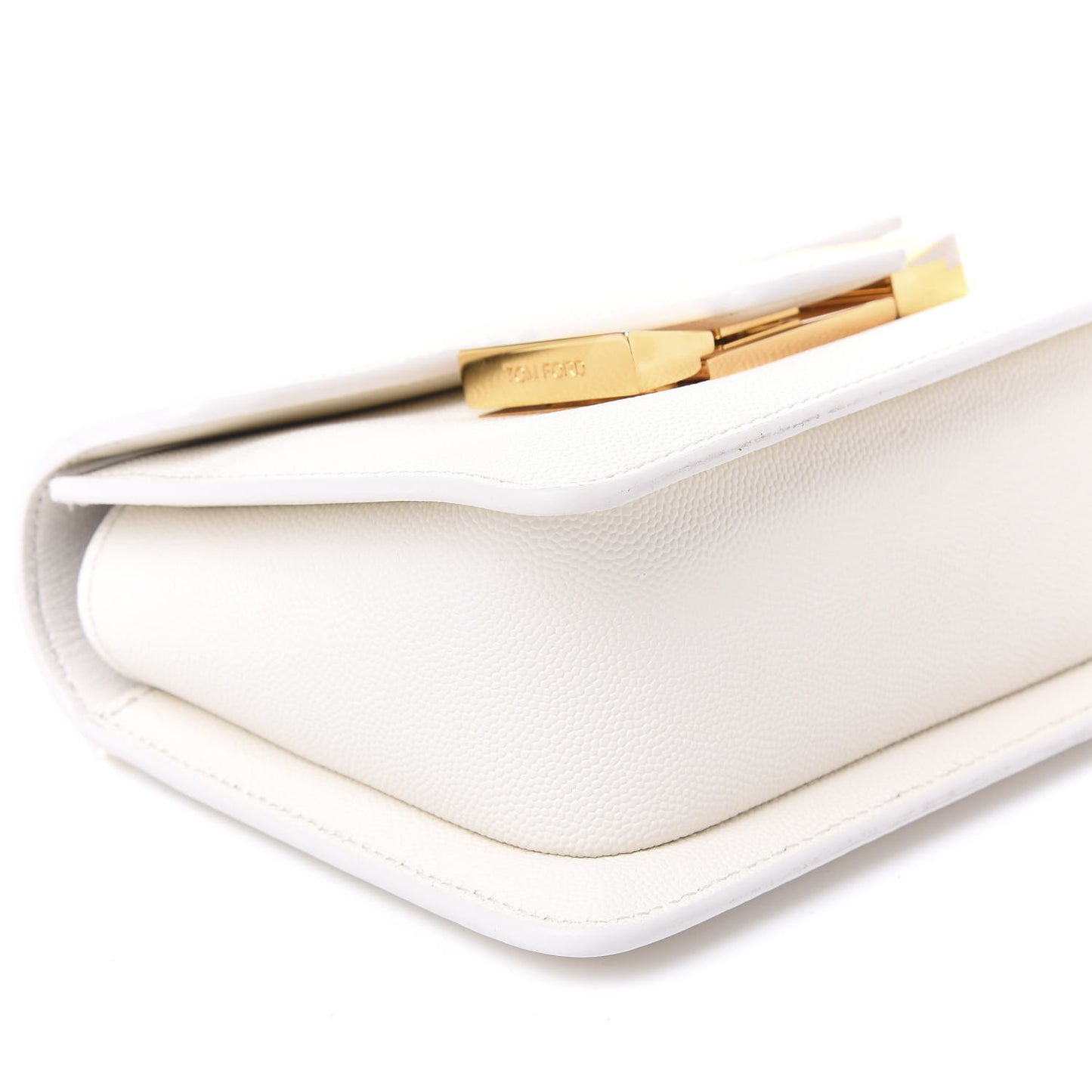 Calfskin Small Sienna Shoulder Bag Chalk