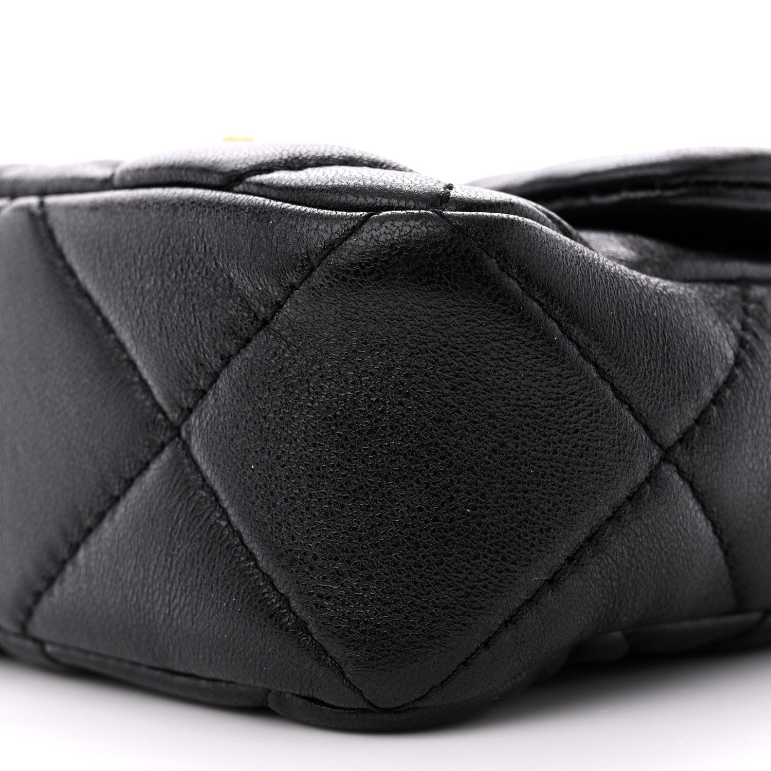 Chanel Lambskin Plexiglass Quilted Coco Love Mini Flap Black 10 of 11