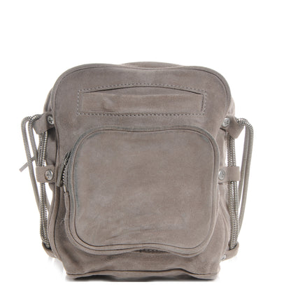 Alexander Wang Suede Mini Brenda Camera Bag Feather Grey 1 of 8