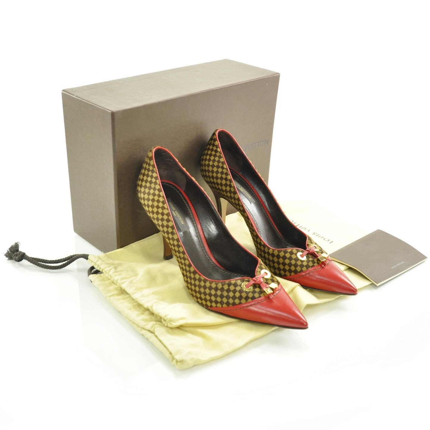 Damier Sauvage Heels 38.5