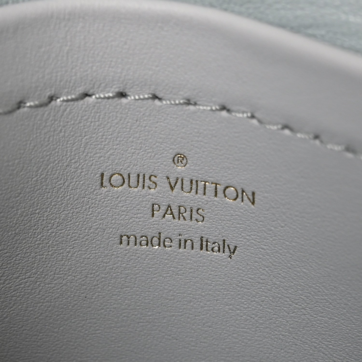 Louis Vuitton Lambskin Malletage Pico GO-14 Ecume Gray 6 of 9