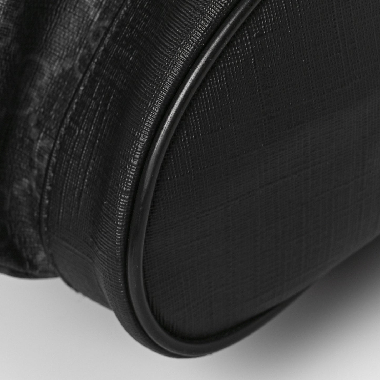 Soft GG Supreme Monogram Appia Calfskin Web Double Buckle Backpack Black