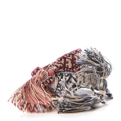 Christian Dior Woven Cotton J'Adior Friendship Bracelet Set 3 of 4