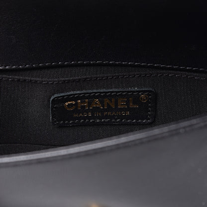 Chanel Lambskin Quilted Mini Boy Flap Black 6 of 17