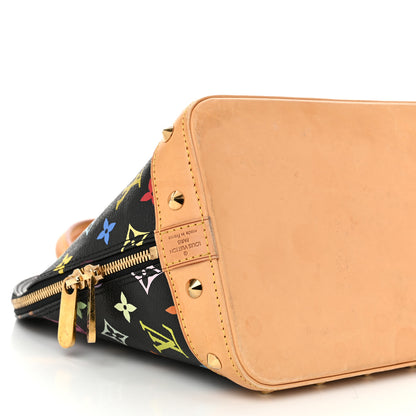 Louis Vuitton Monogram Multicolor Alma Black 8 of 9