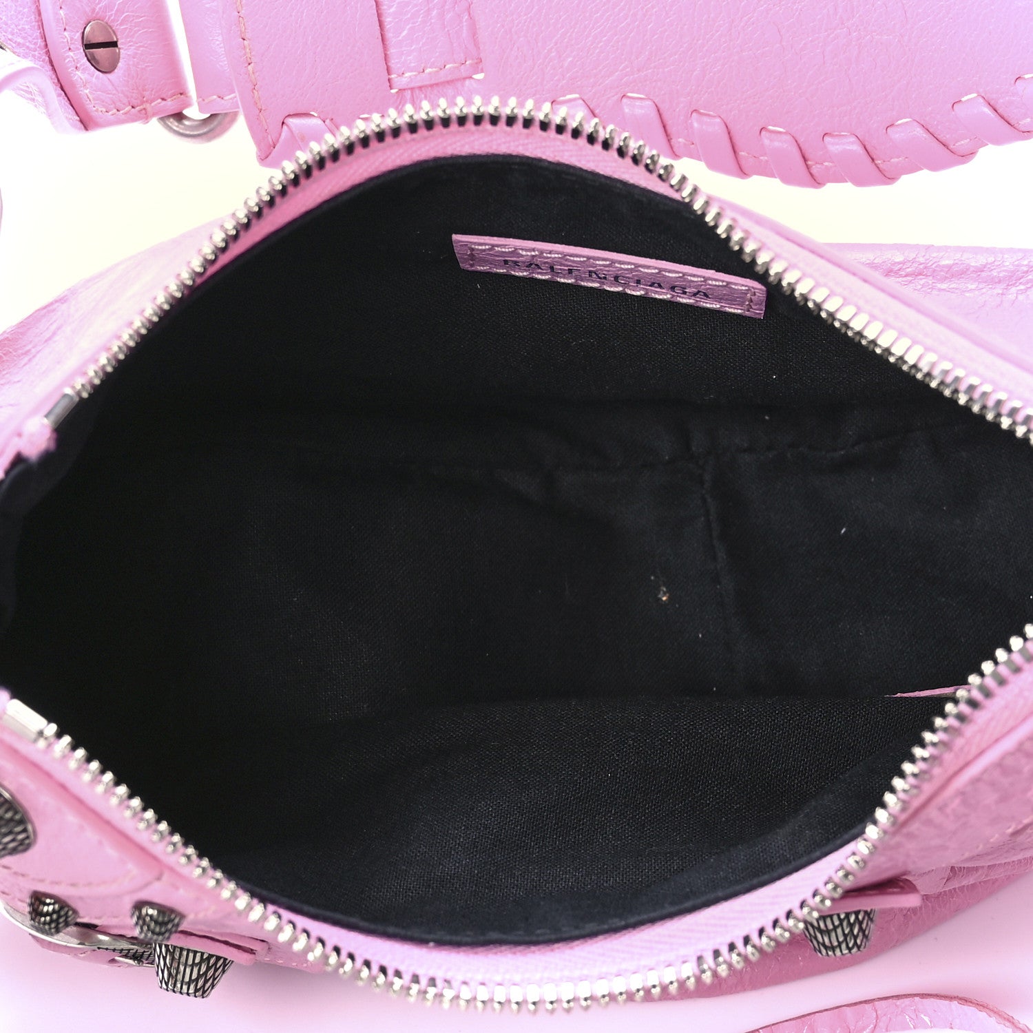 Balenciaga Agneau Arena Le Cagole Shoulder Bag XS Candy Pink 5 of 12