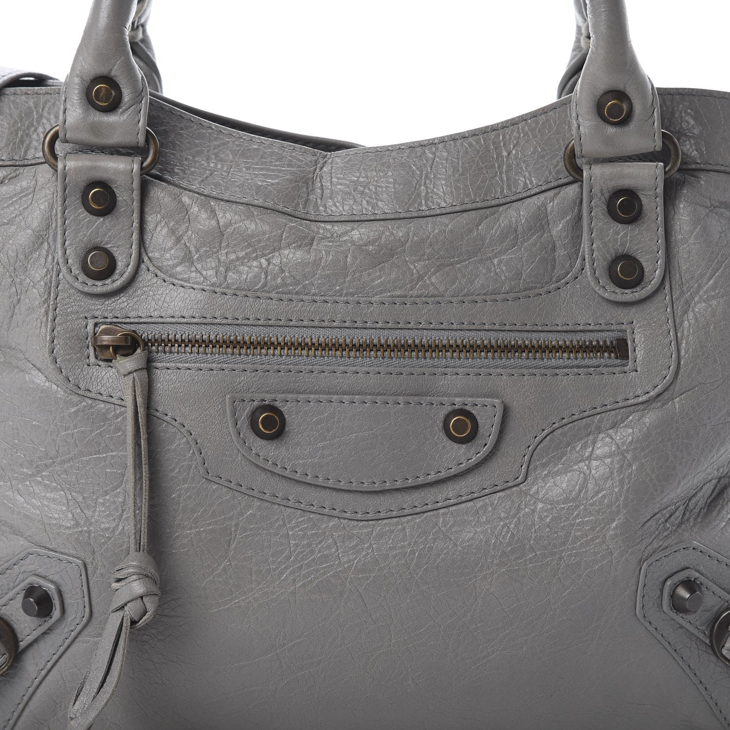 Balenciaga Agneau Classic Hardware Town Gris Pyrite 7 of 15