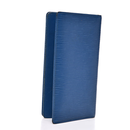 Louis Vuitton Epi Checkbook Card Holder Cyan 3 of 11