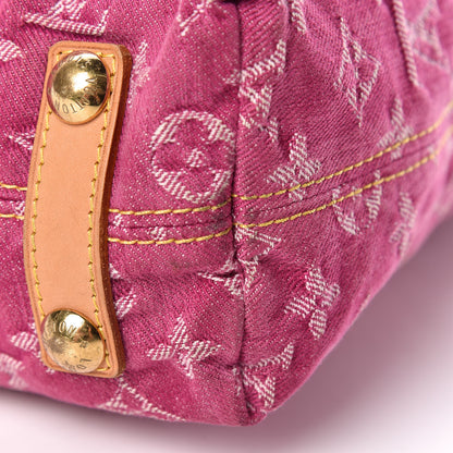Louis Vuitton Denim Baggy GM Fuchsia 13 of 22