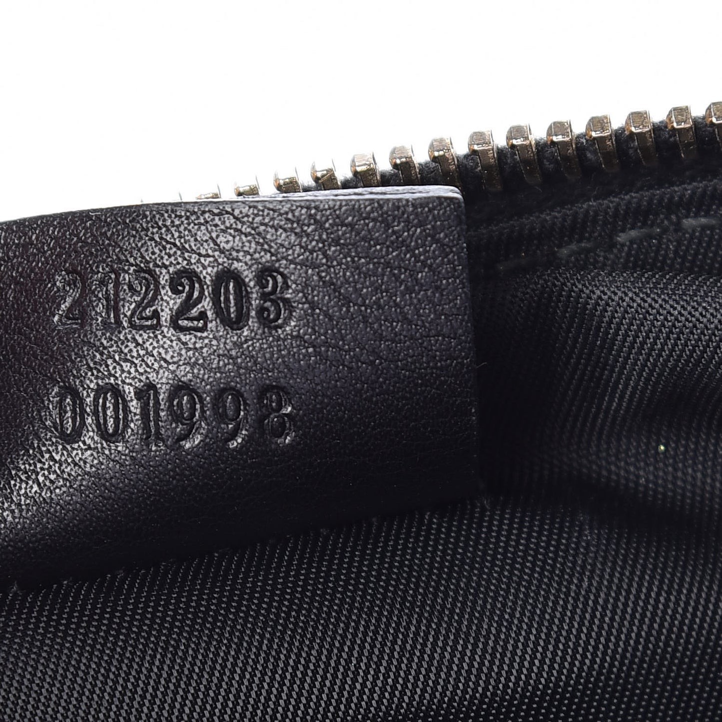 Guccissima Signature New Britt Wristlet Black