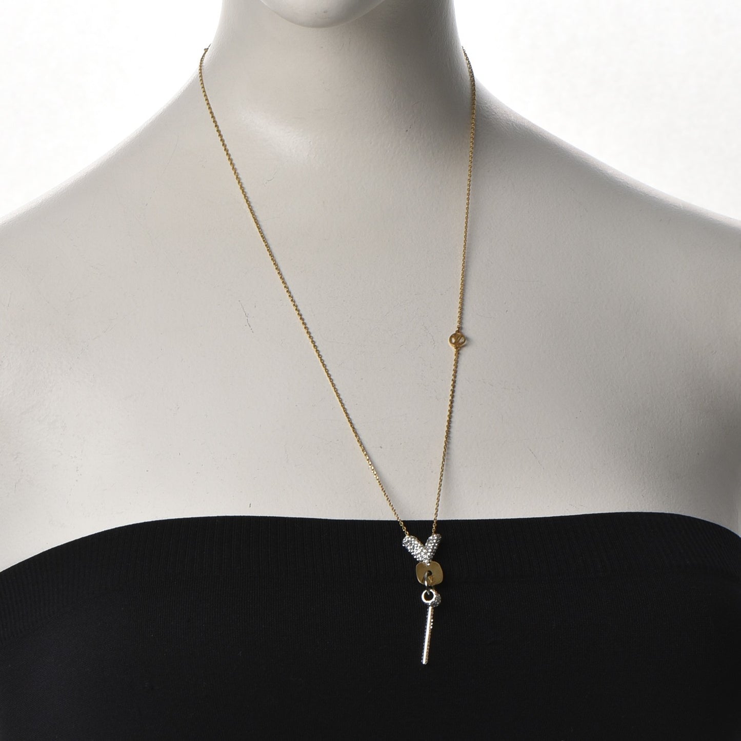 Swarovski Essential V Strass Pendant Necklace