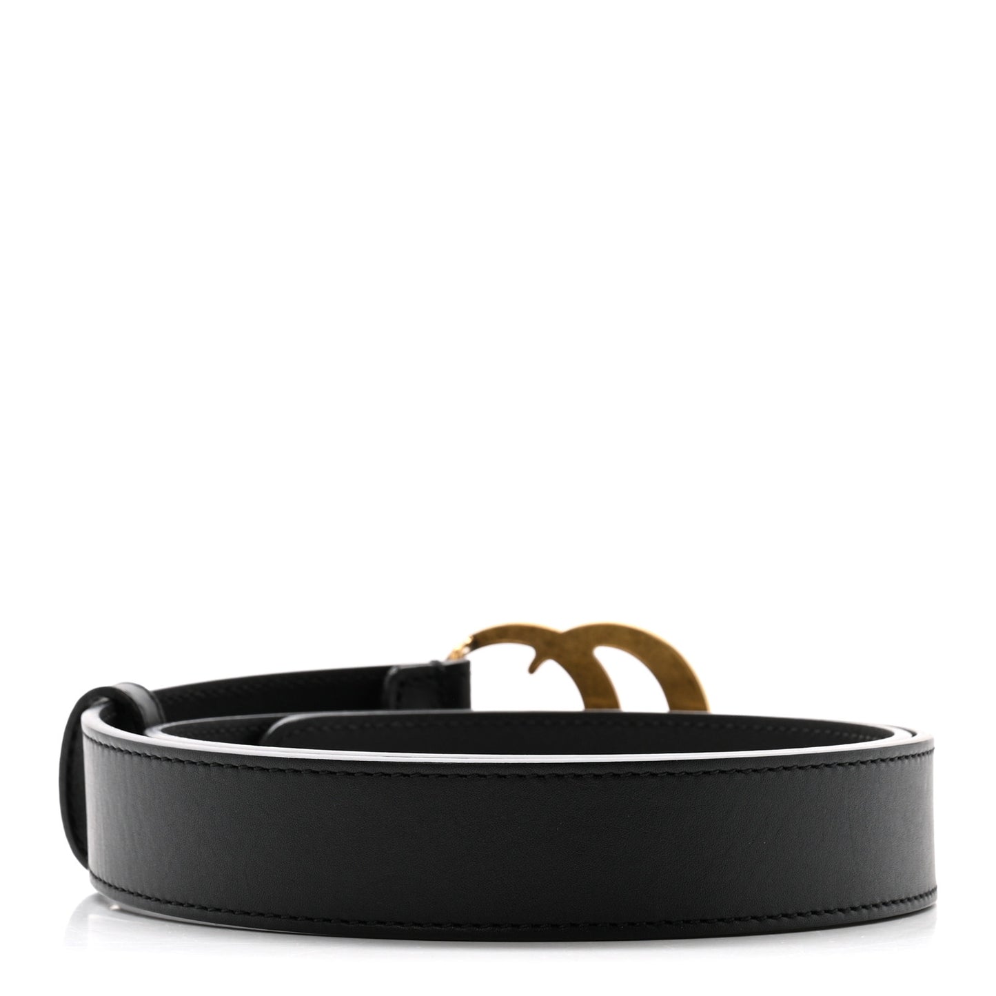 Calfskin Double G 30mm Belt 80 32 Black