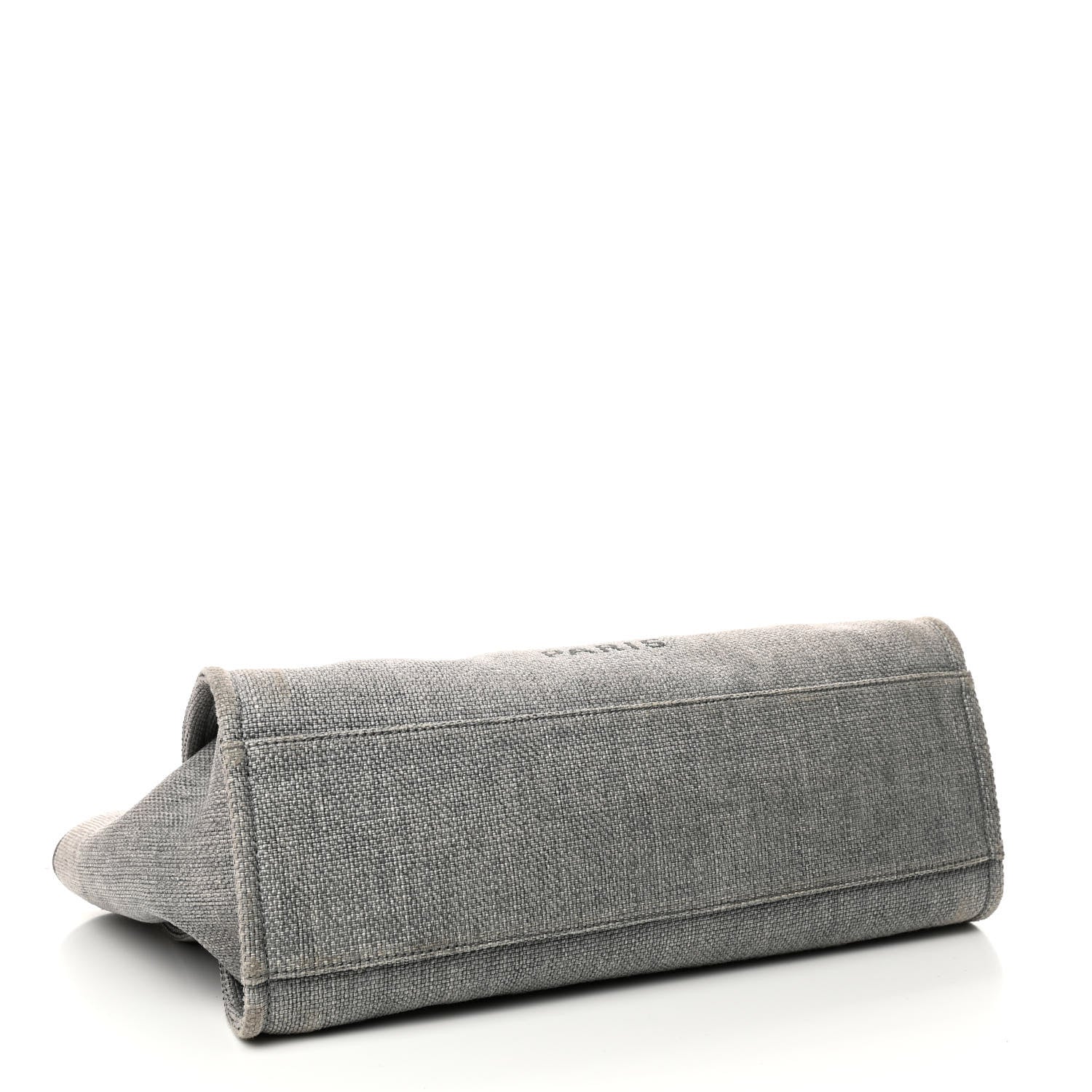 Chanel Canvas Large Deauville Tote Grey 3 of 6