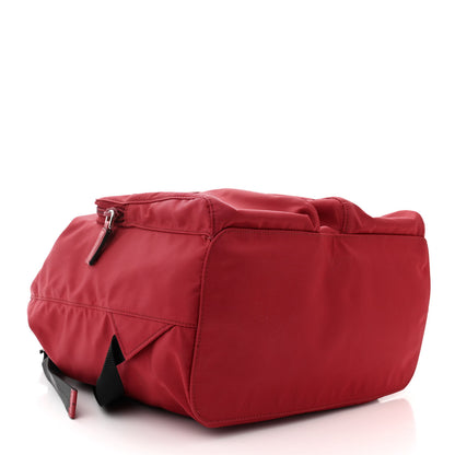 Prada Tessuto Nylon Saffiano Vela Medium Backpack Fuoco 4 of 10