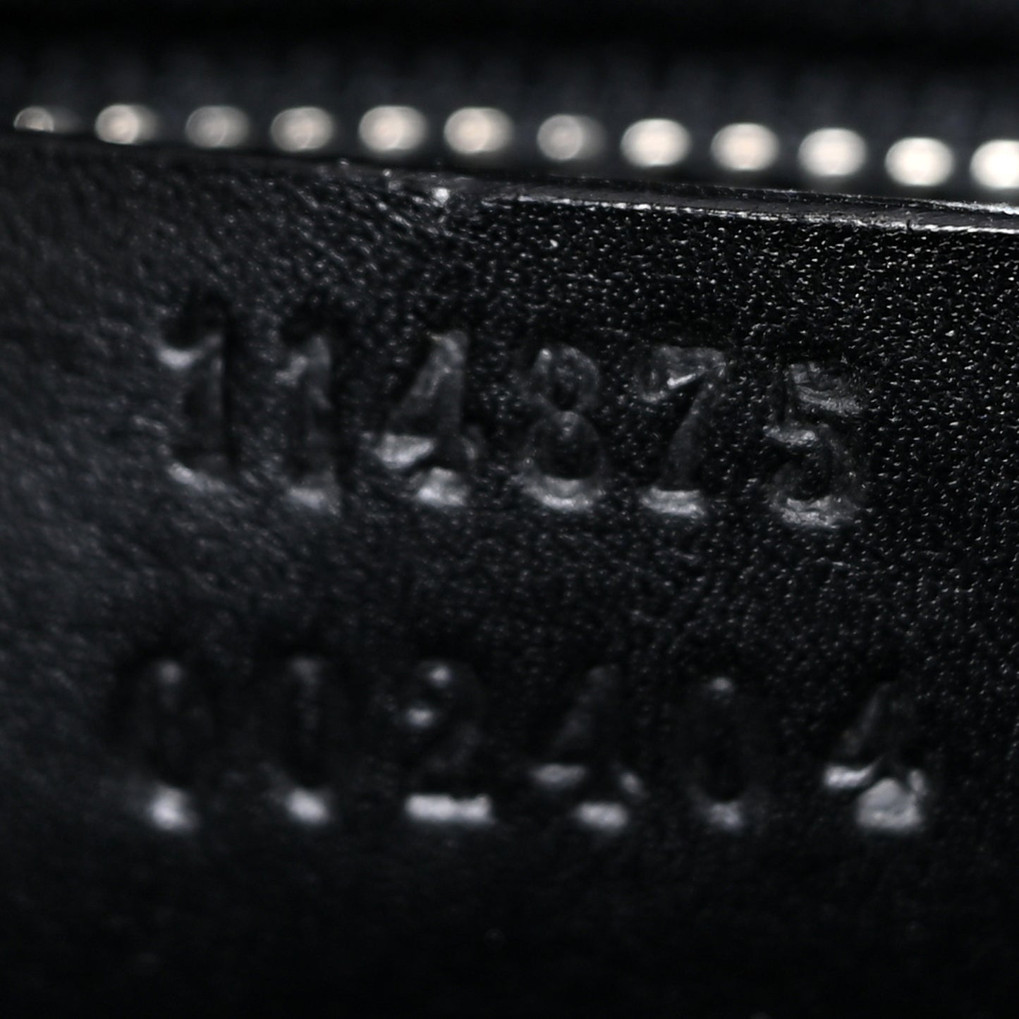 Calfskin Perforated GG Reins Hobo Black