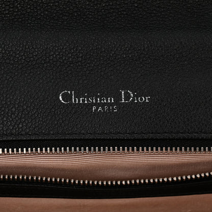 Christian Dior Grained Calfskin Medium Diorama Flap Bag Black 6 of 14