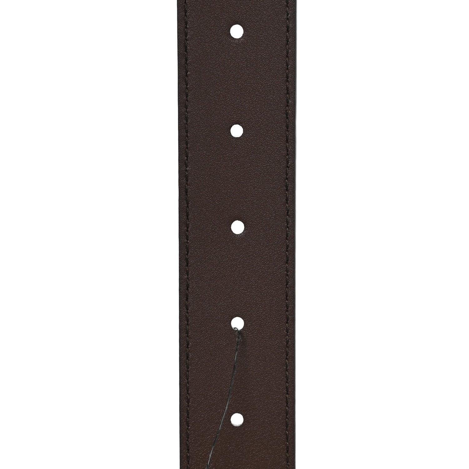 Gucci GG Supreme Monogram Textured Dollar Calfskin Blondie 30mm Belt 75 30 Beige Ebony New Acero 4 of 4