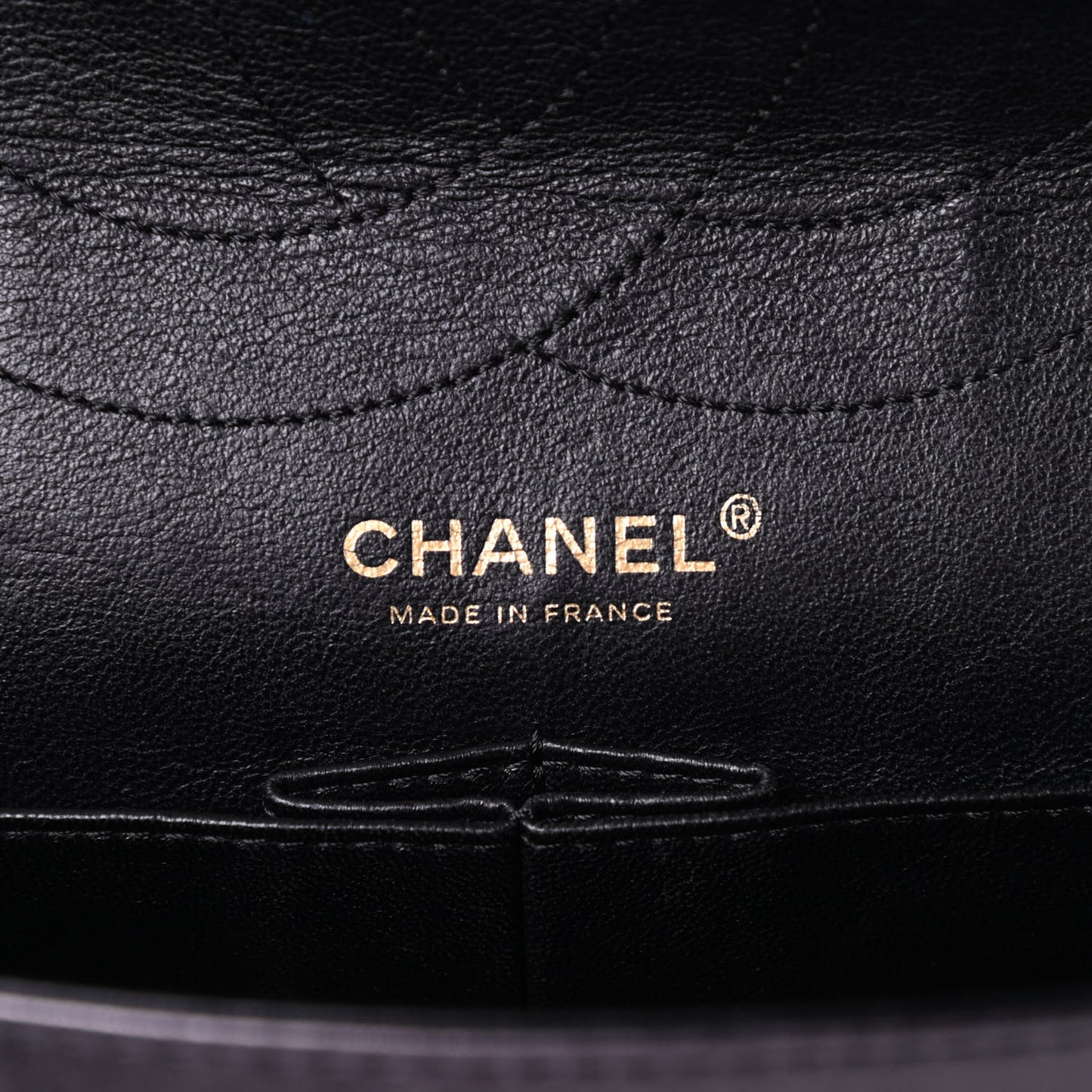 Metallic Aged Calfskin Quilted 2.55 Reissue 227 Flap Black