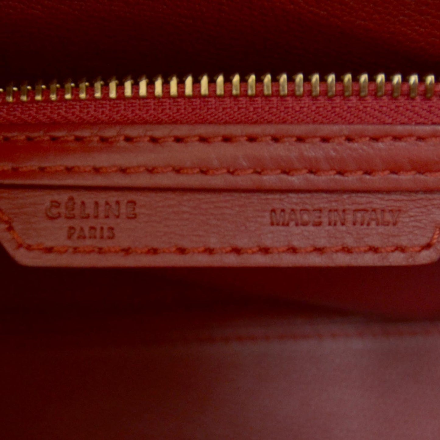 Smooth Calfskin Mini Luggage Bag Red
