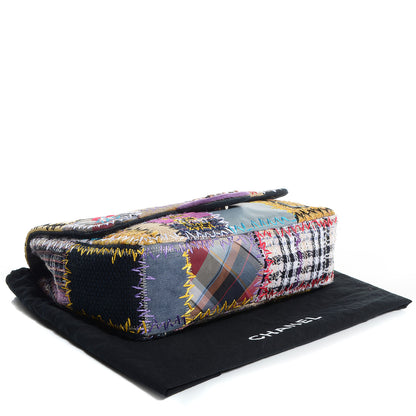 Chanel Patchwork Jumbo Flap Yellow Multicolor 4 of 7