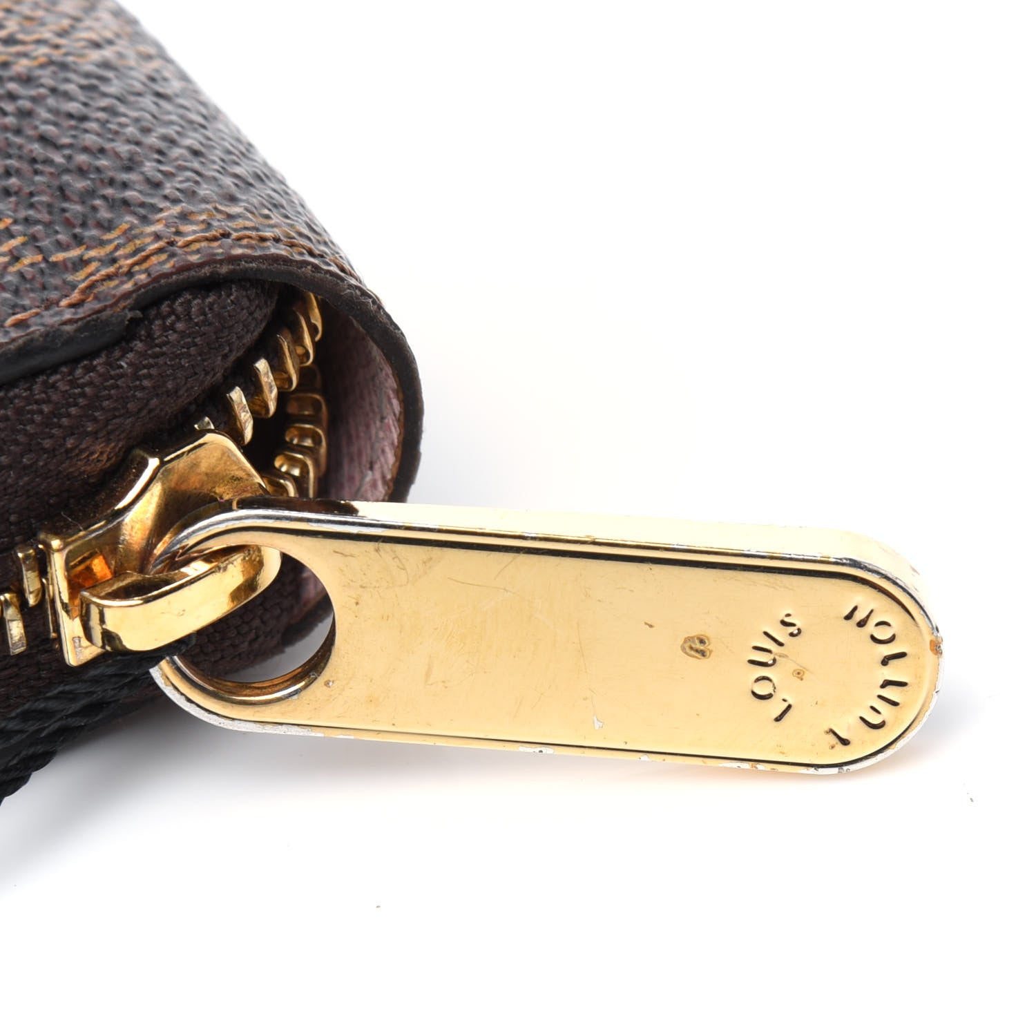 Louis Vuitton Damier Ebene Zippy Wallet Rose Ballerine 16 of 19