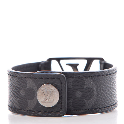 Louis Vuitton Monogram Eclipse Hockenheim Bracelet 19 3 of 7