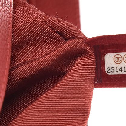 Chanel Caviar Quilted New Medium Boy Flap Dark Red 7 of 19