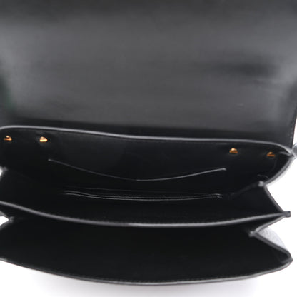Bottega Veneta Calfskin Mount Envelope Bag Black 5 of 9